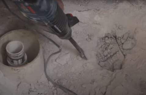 Can a hammer drill break concrete?